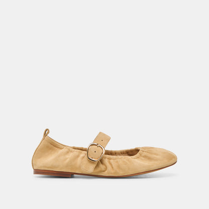 Dolce Vita Caely Honey Suede Ballet Flats