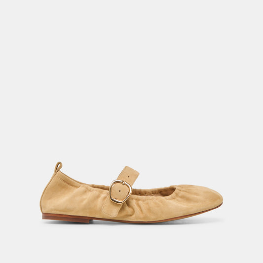 Dolce Vita Caely Honey Suede Ballet Flats