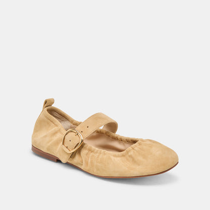 Dolce Vita Caely Honey Suede Ballet Flats