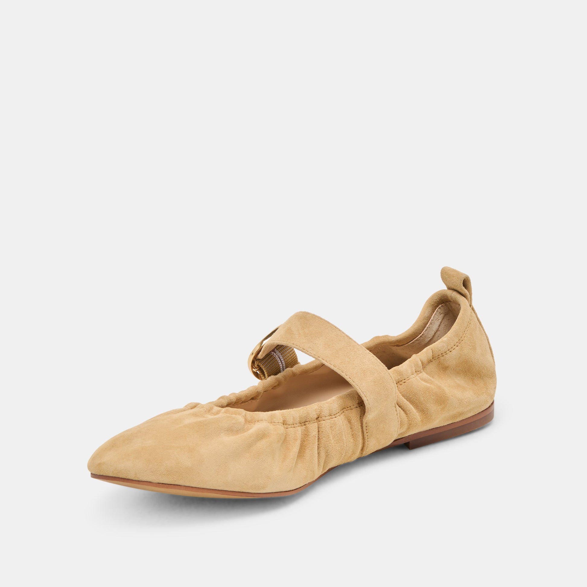 Dolce Vita Caely Honey Suede Ballet Flats