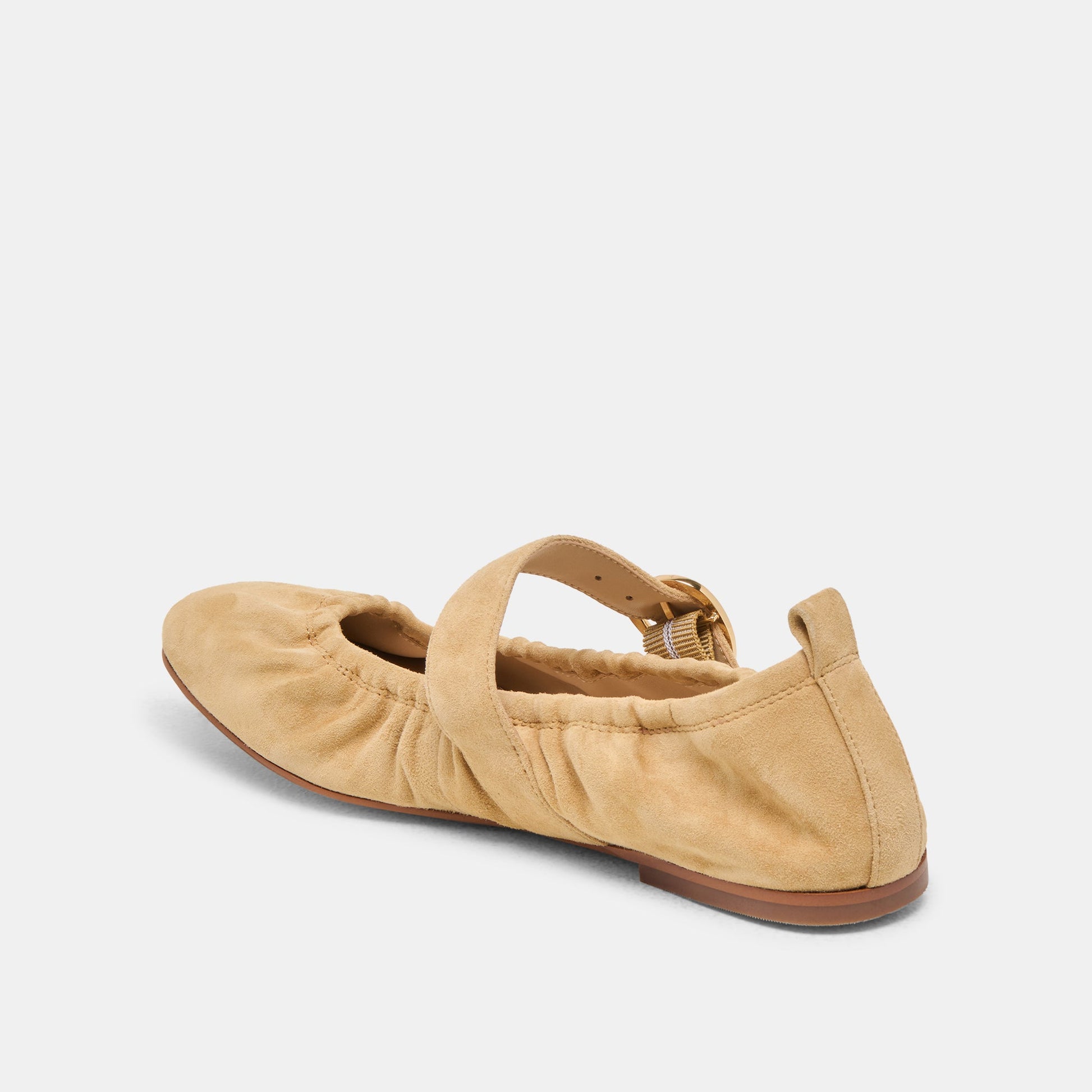 Dolce Vita Caely Honey Suede Ballet Flats