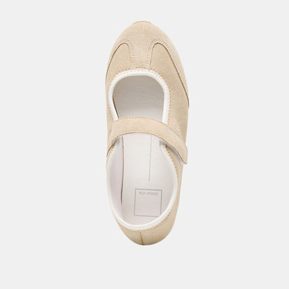 Dolce Vita Sofya Camel Suede Sneakers