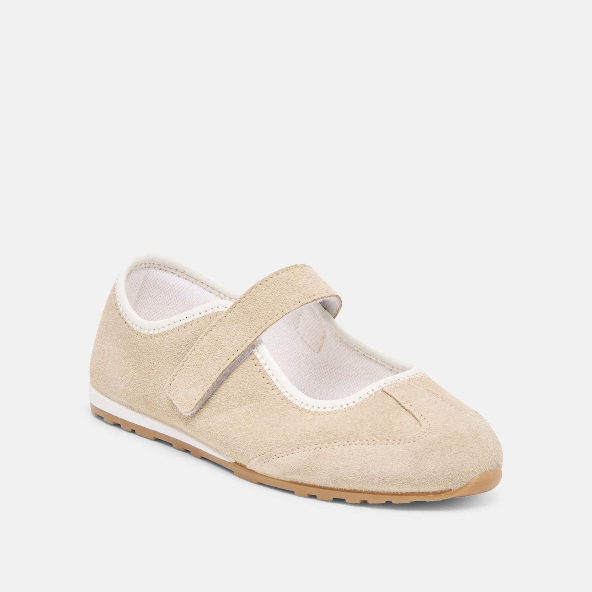 Dolce Vita Sofya Camel Suede Sneakers