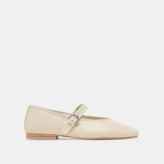 Dolce Vita ROSLYN BALLET FLATS CREME LEATHER