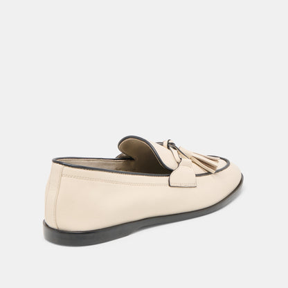 Dolce Vita Loklan Ivory Leather Loafers