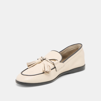 Dolce Vita Loklan Ivory Leather Loafers