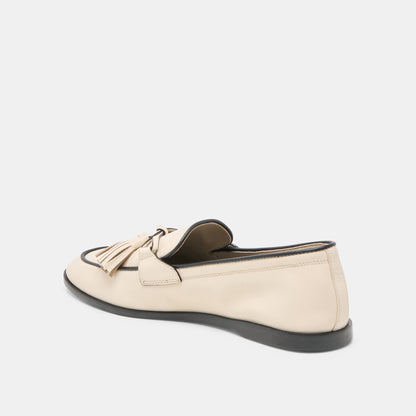 Dolce Vita Loklan Ivory Leather Loafers
