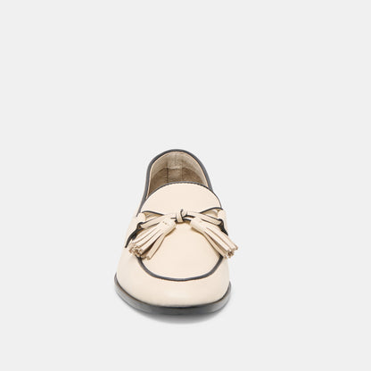 Dolce Vita Loklan Ivory Leather Loafers