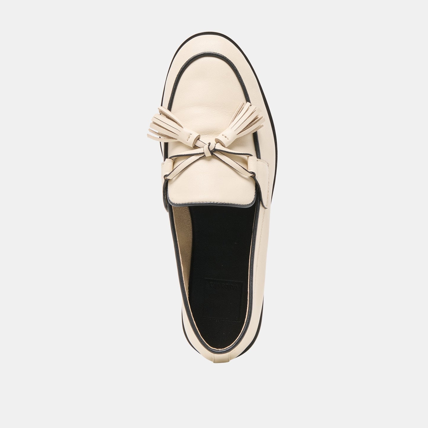 Dolce Vita Loklan Ivory Leather Loafers