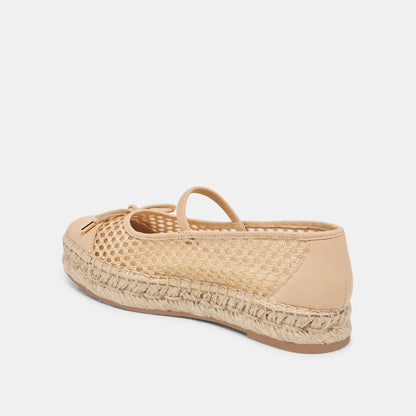 Dolce Vita CAMBRE BALLET FLATS LT NATURAL WOVEN MESH