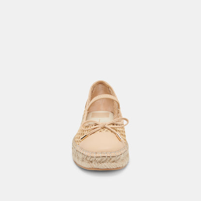 Dolce Vita CAMBRE BALLET FLATS LT NATURAL WOVEN MESH