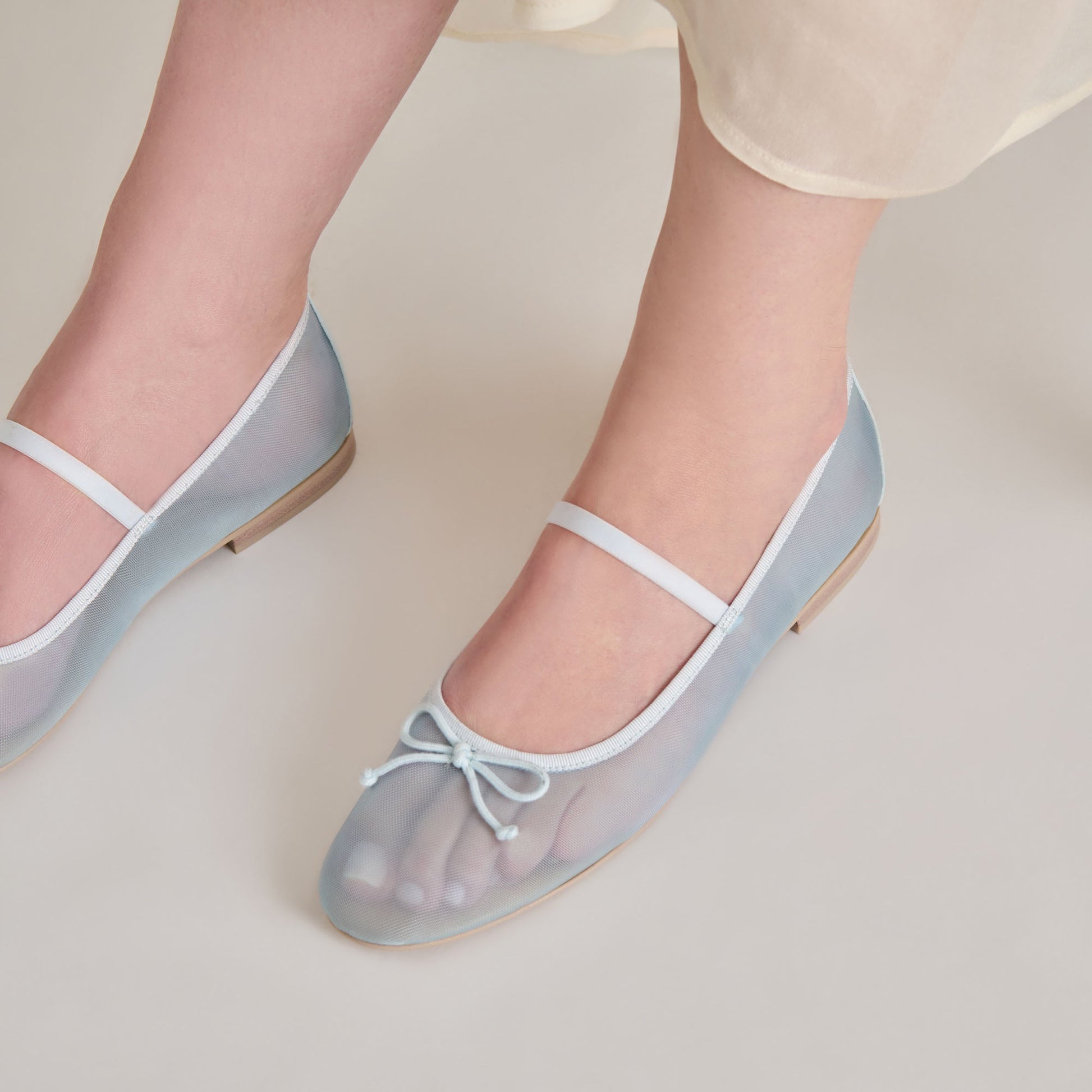 Dolce Vita CADEL BALLET FLATS ICE BLUE MESH