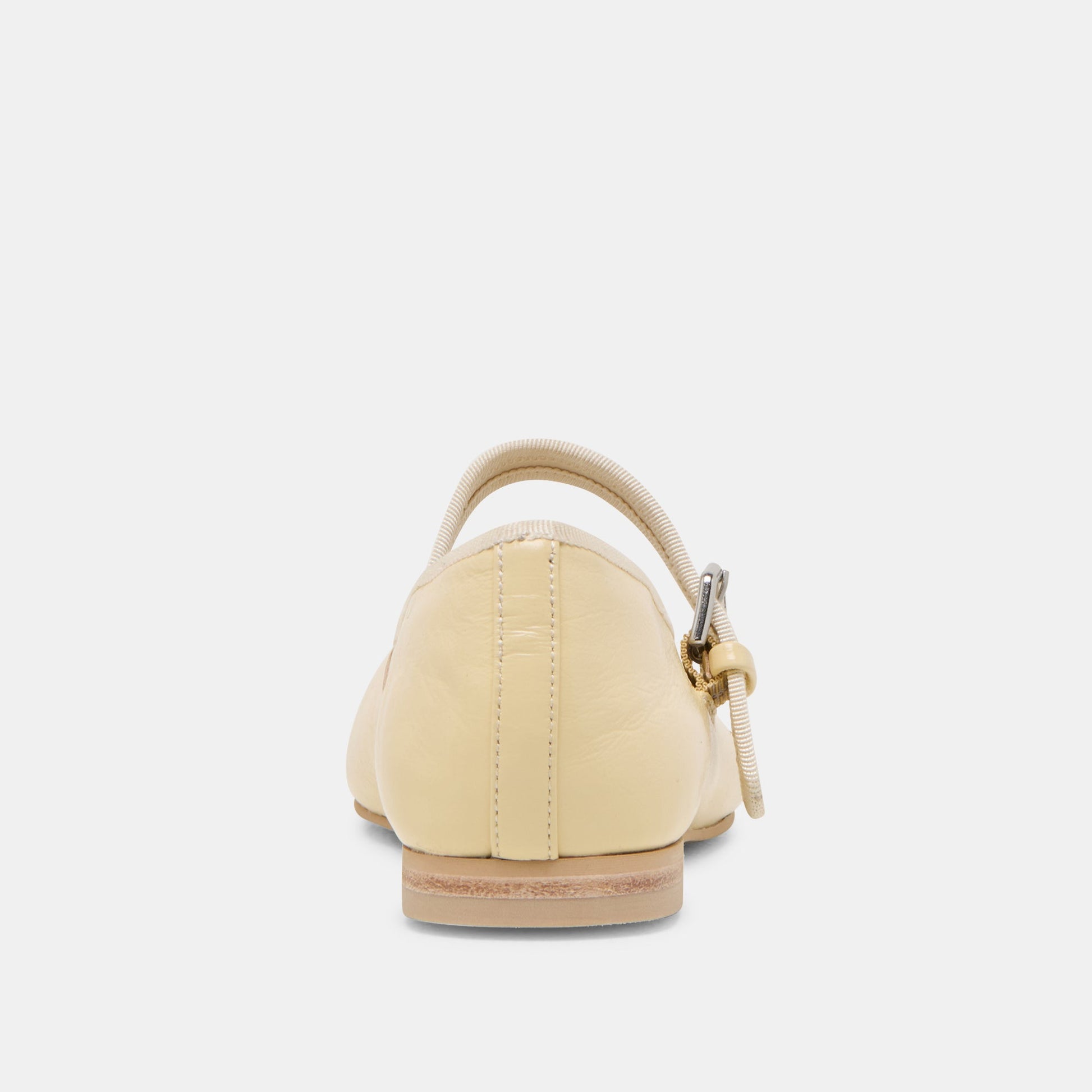 Dolce Vita Roslyn Light Yellow Leather Ballet Flats