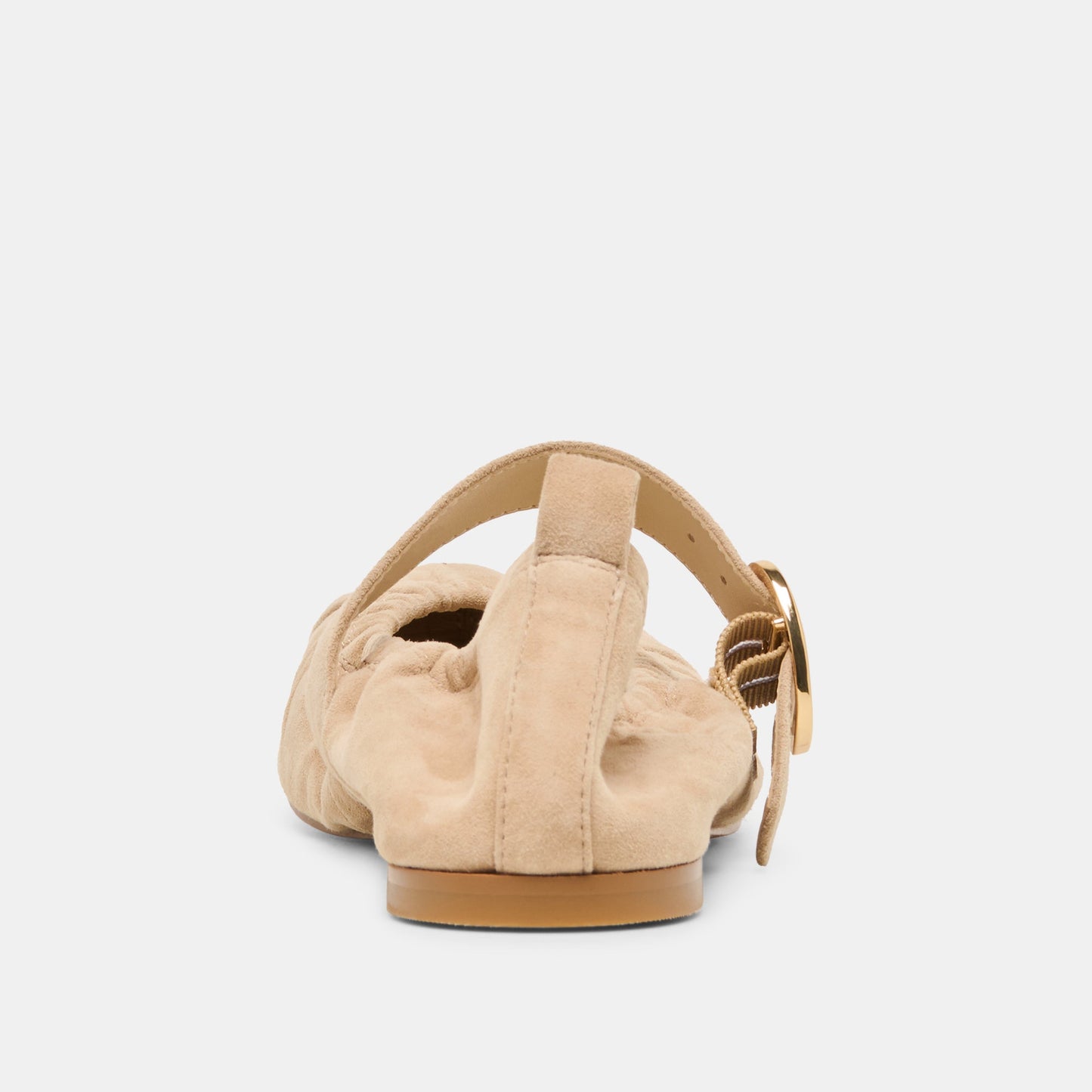 Dolce Vita Caely Camel Suede Ballet Flats