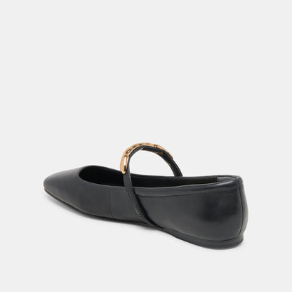 Dolce Vita RADYA BALLET FLATS BLACK LEATHER