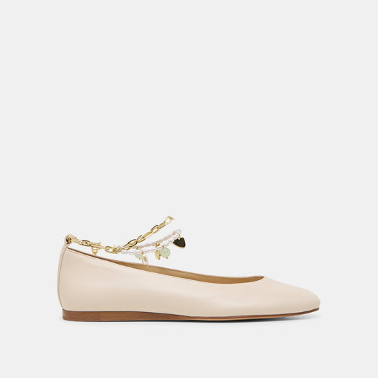Dolce Vita Baiden Bone Leather Ballet Flats
