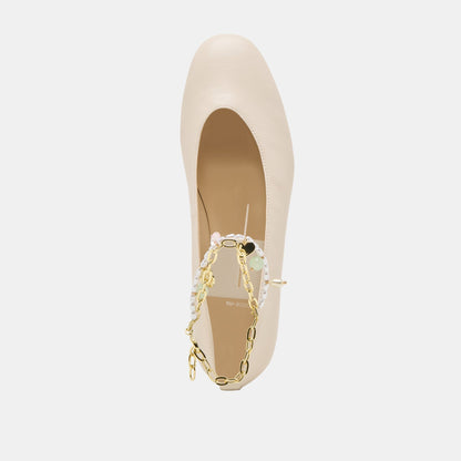 Dolce Vita Baiden Bone Leather Ballet Flats