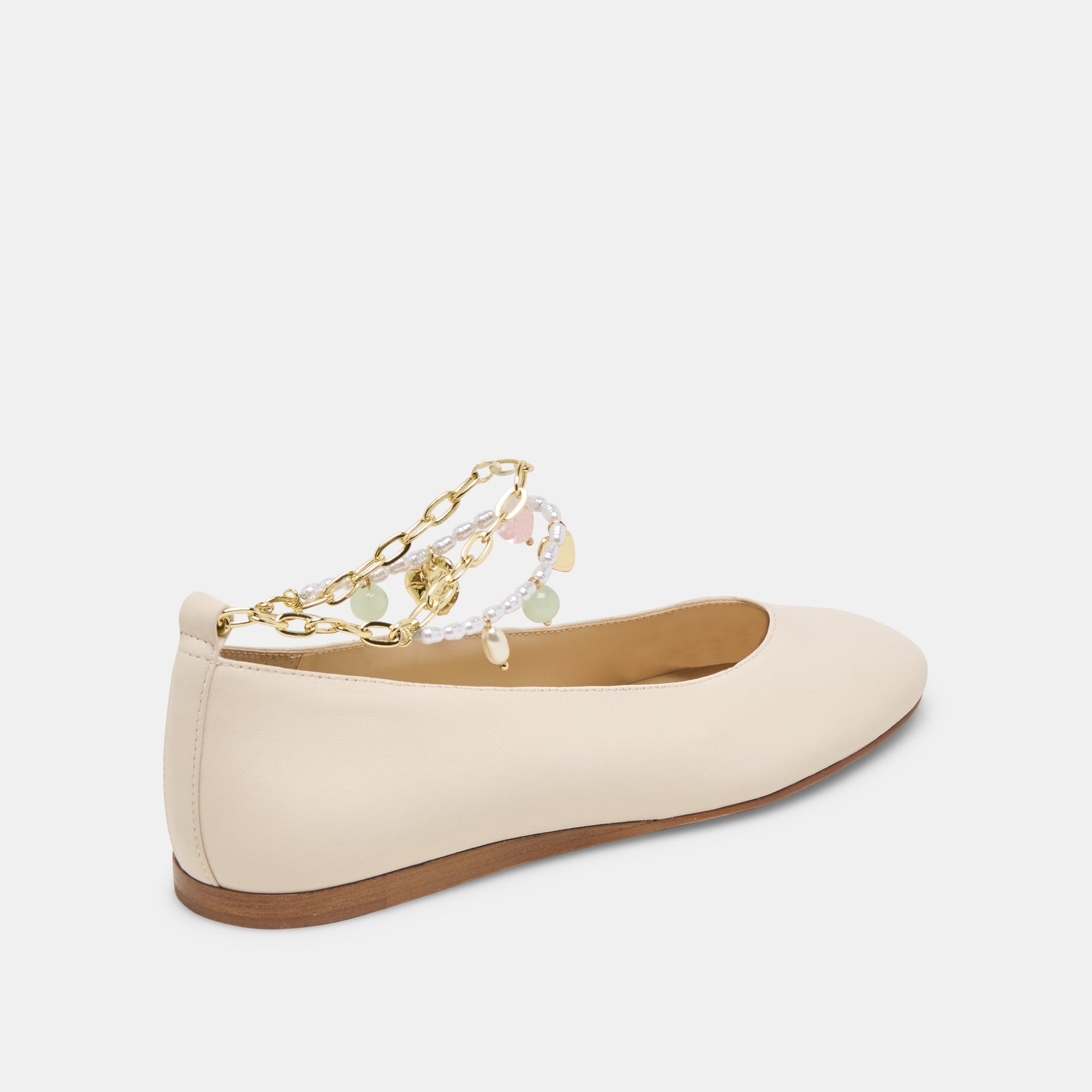 Dolce Vita Baiden Bone Leather Ballet Flats