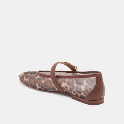 Dolce Vita ROSLYN BALLET FLATS LEOPARD MESH