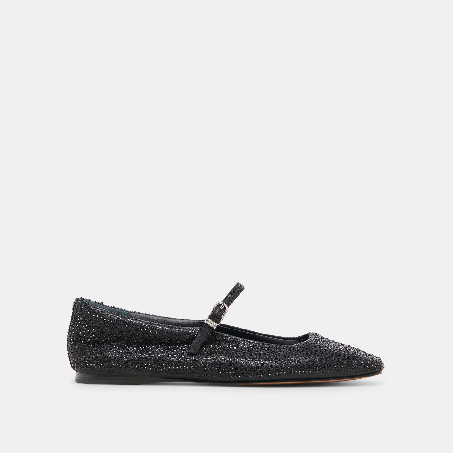 Dolce Vita REYES CRYSTAL BALLET FLATS BLACK METALLIC CRYSTAL