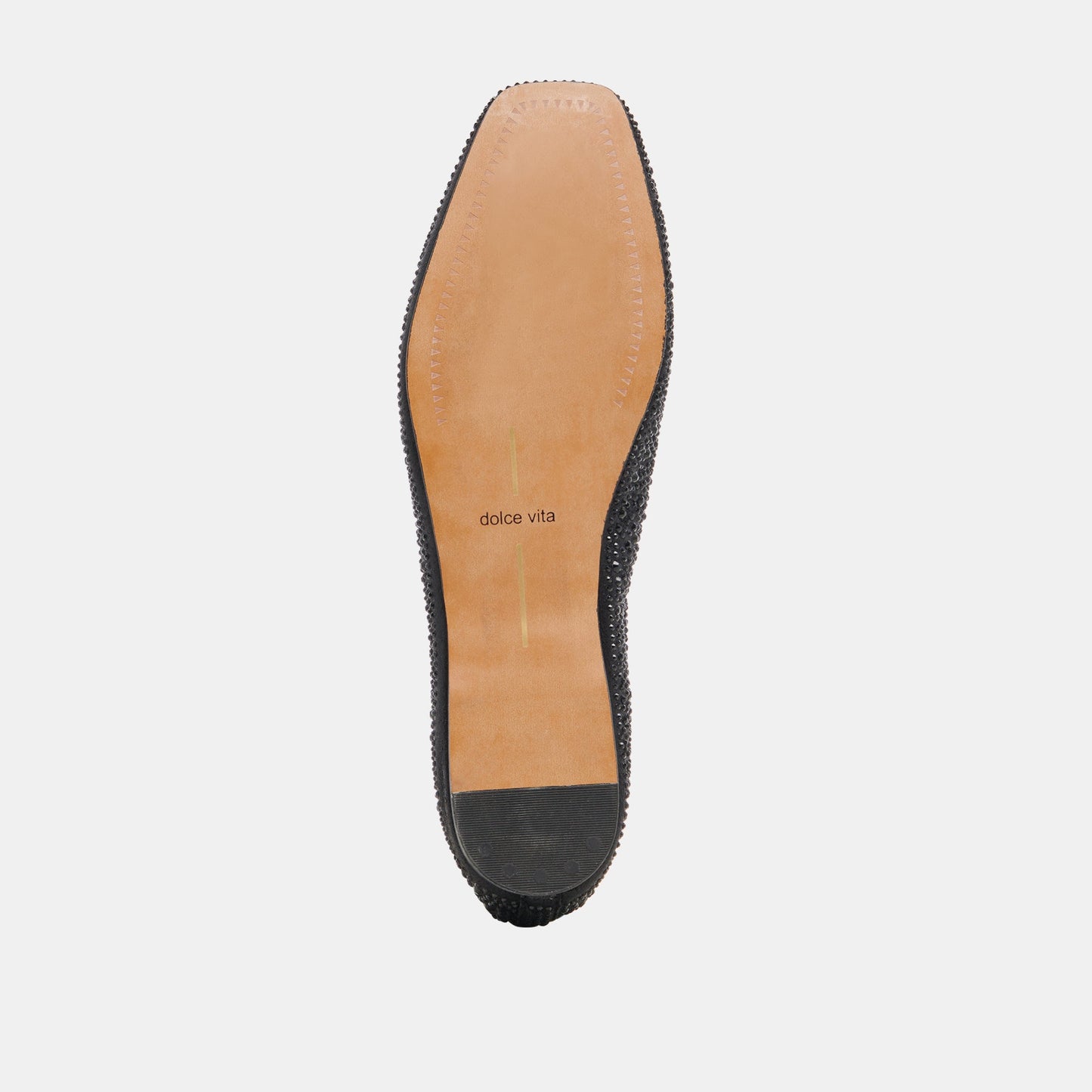 Dolce Vita REYES CRYSTAL BALLET FLATS BLACK METALLIC CRYSTAL
