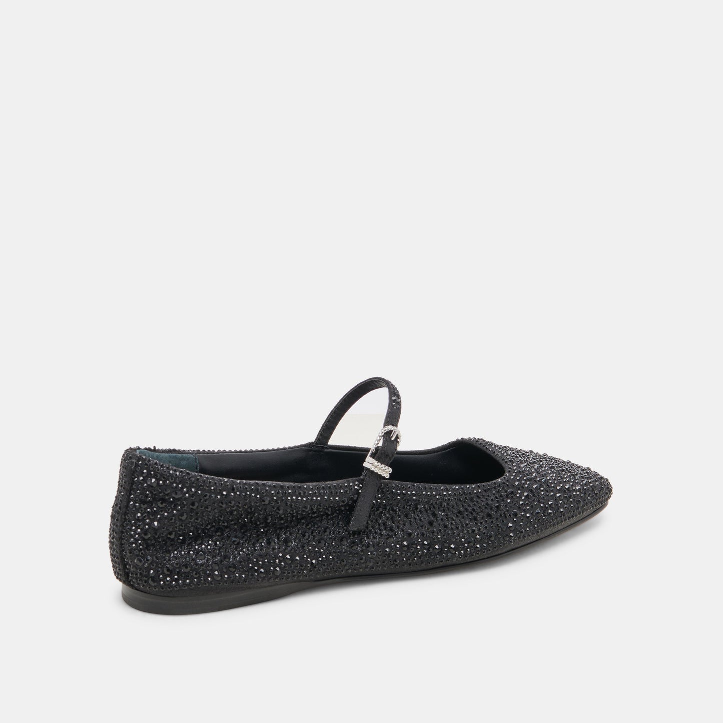 Dolce Vita REYES CRYSTAL BALLET FLATS BLACK METALLIC CRYSTAL