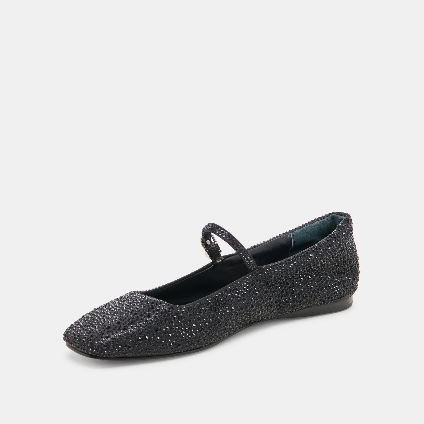 Dolce Vita REYES CRYSTAL BALLET FLATS BLACK METALLIC CRYSTAL