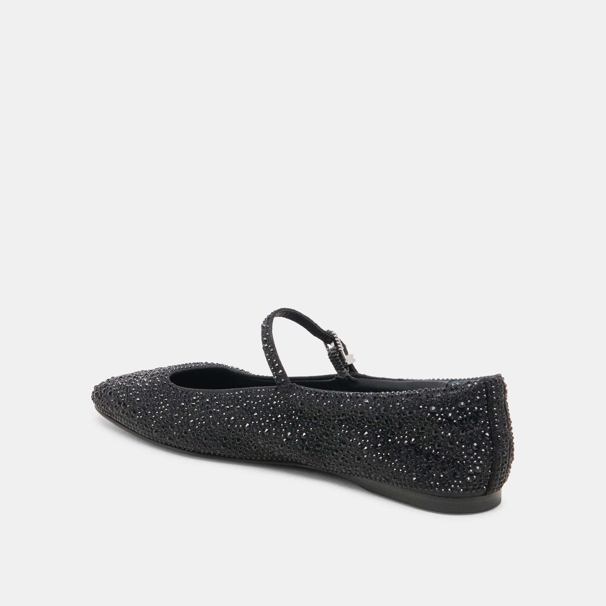 Dolce Vita REYES CRYSTAL BALLET FLATS BLACK METALLIC CRYSTAL