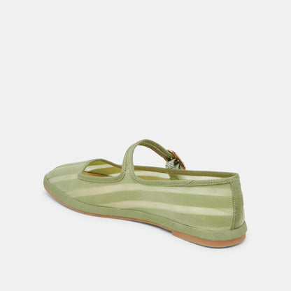 Dolce Vita TAMEKA BALLET FLATS JADE STRIPE MESH