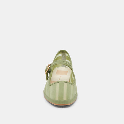 Dolce Vita TAMEKA BALLET FLATS JADE STRIPE MESH