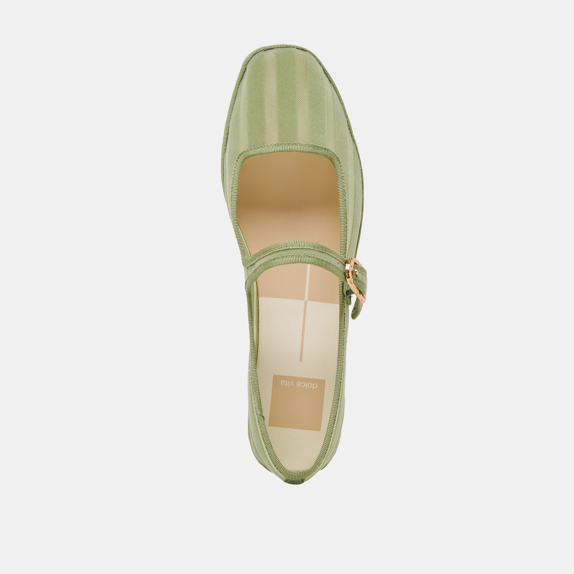 Dolce Vita TAMEKA BALLET FLATS JADE STRIPE MESH