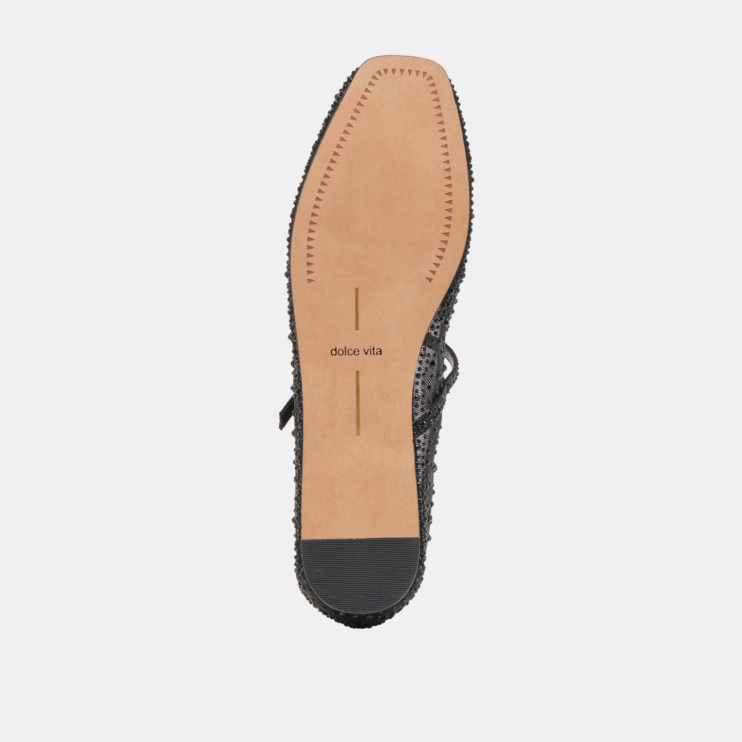 Dolce Vita REYES CRYSTAL BALLET FLATS BLACK MESH