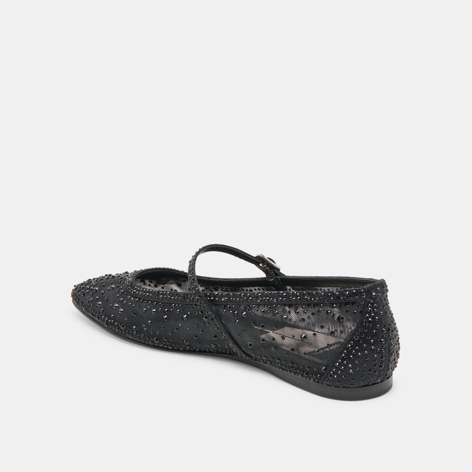 Dolce Vita REYES CRYSTAL BALLET FLATS BLACK MESH