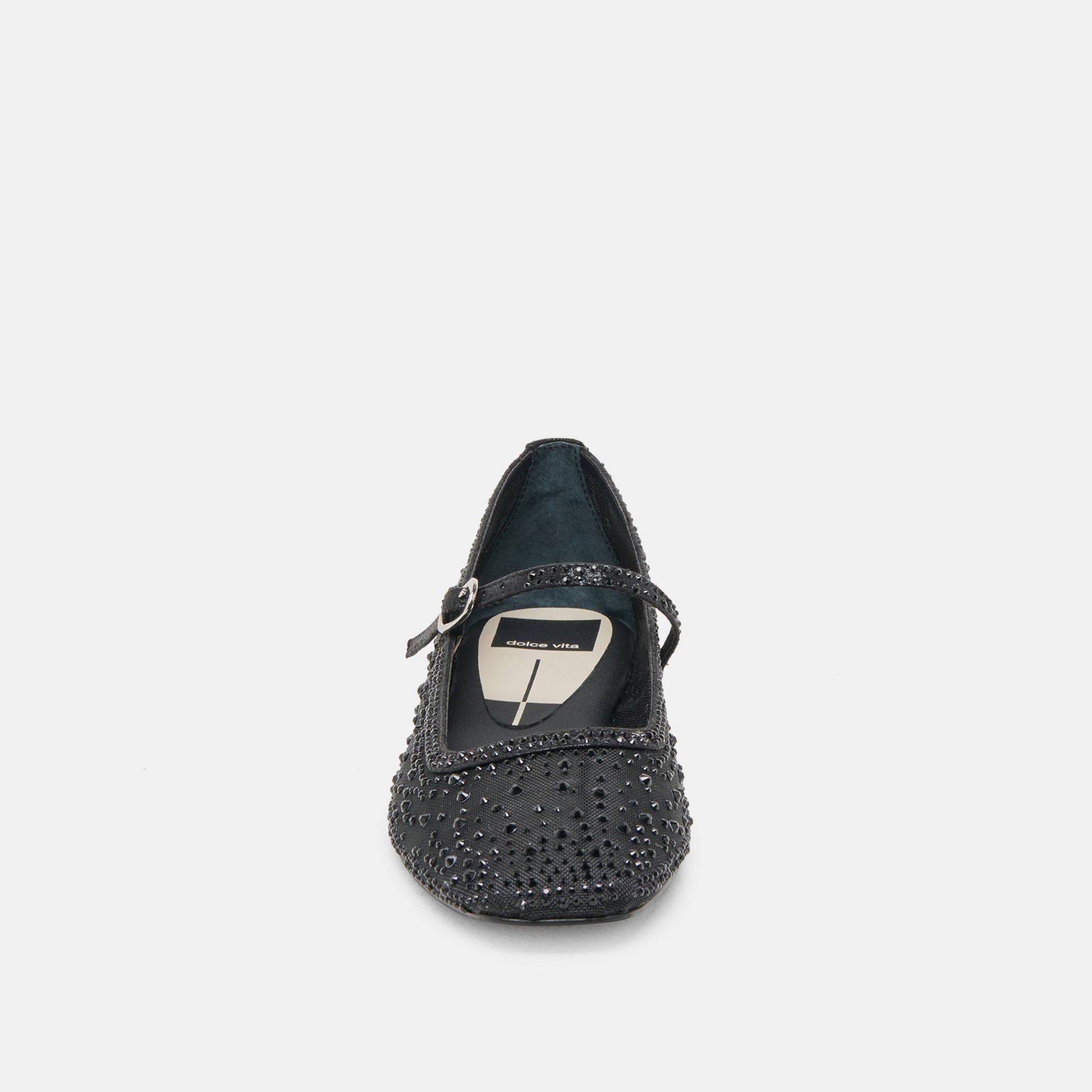 Dolce Vita REYES CRYSTAL BALLET FLATS BLACK MESH