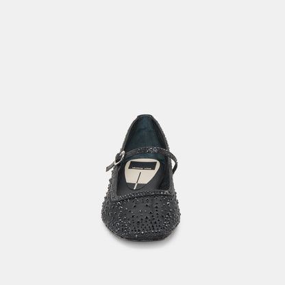 Dolce Vita REYES CRYSTAL BALLET FLATS BLACK MESH