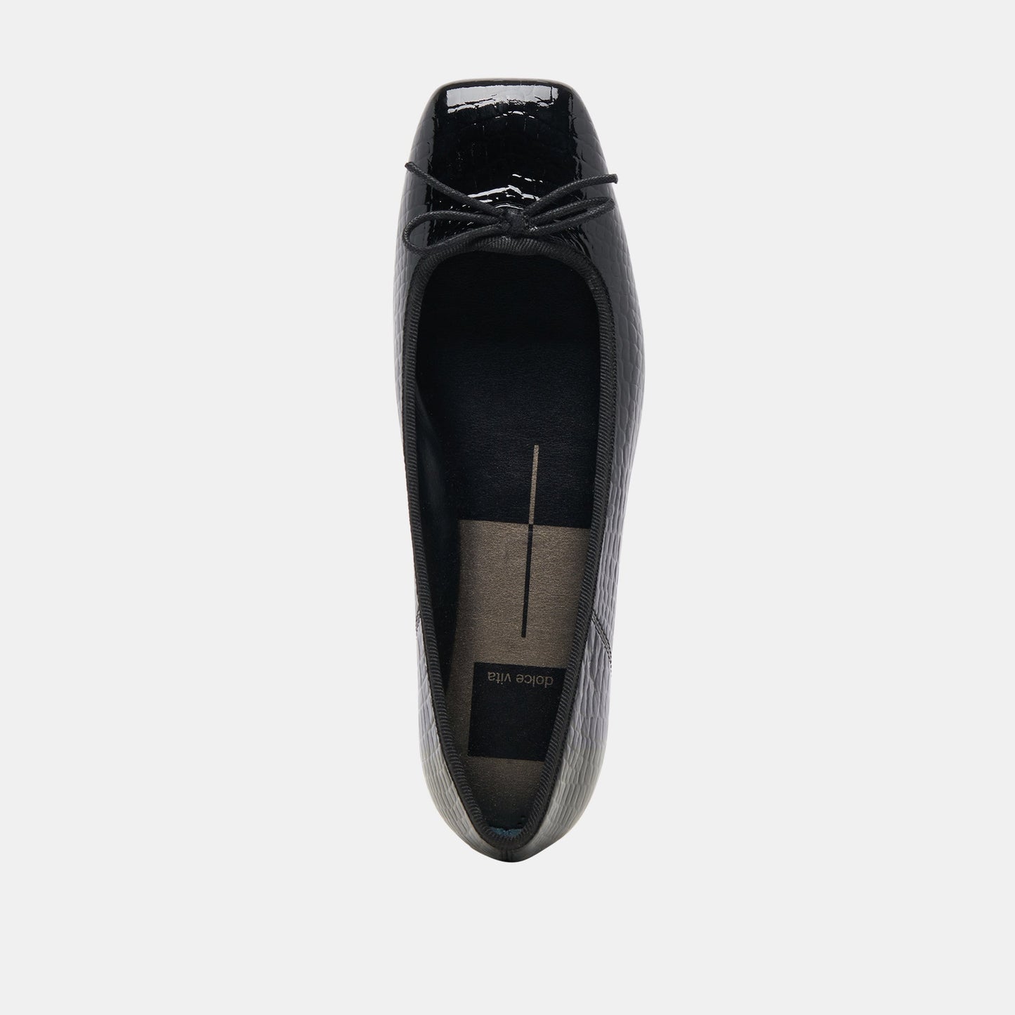 Dolce Vita Anisa Ballet Flats NOIR EMBOSSED LEATHER
