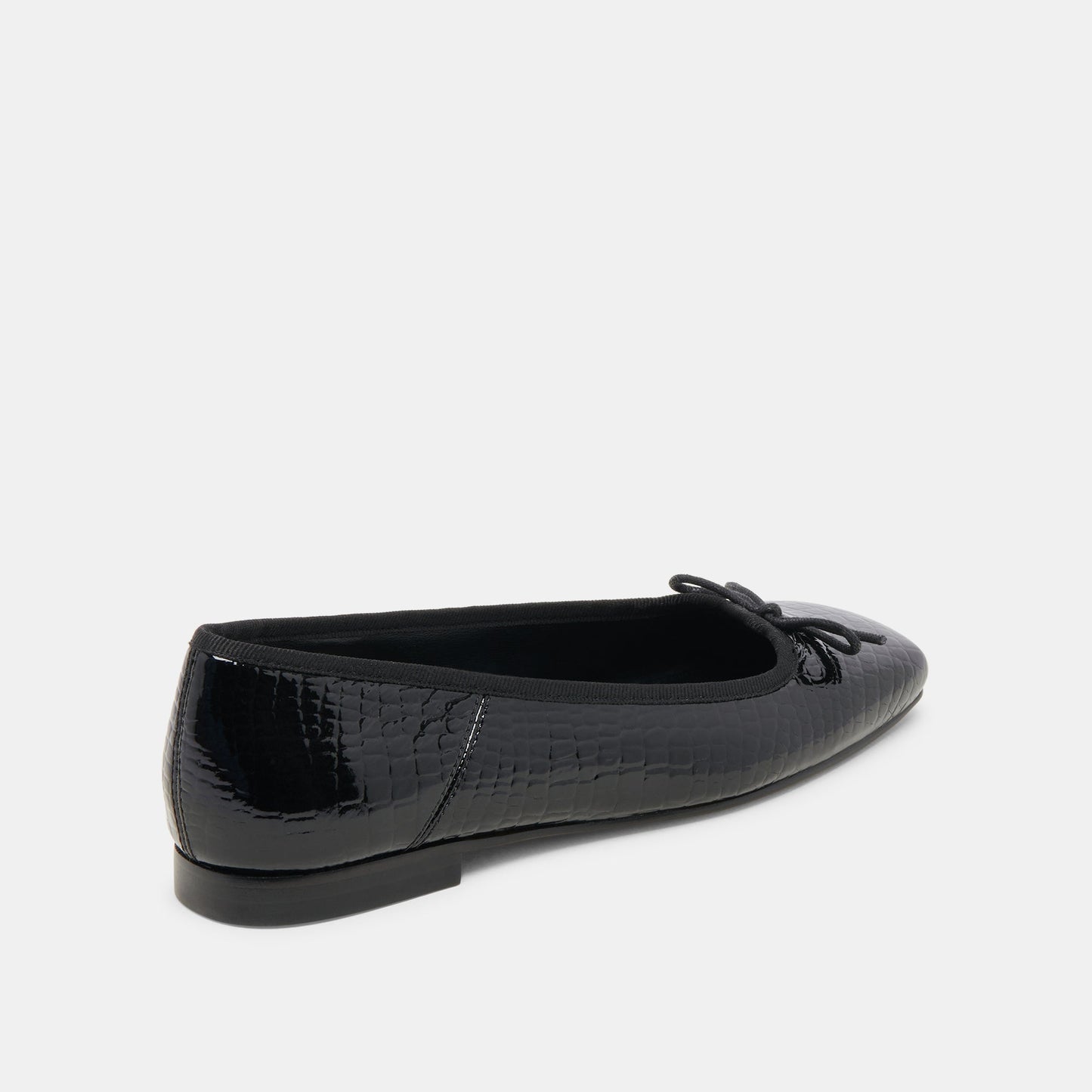 Dolce Vita Anisa Ballet Flats NOIR EMBOSSED LEATHER