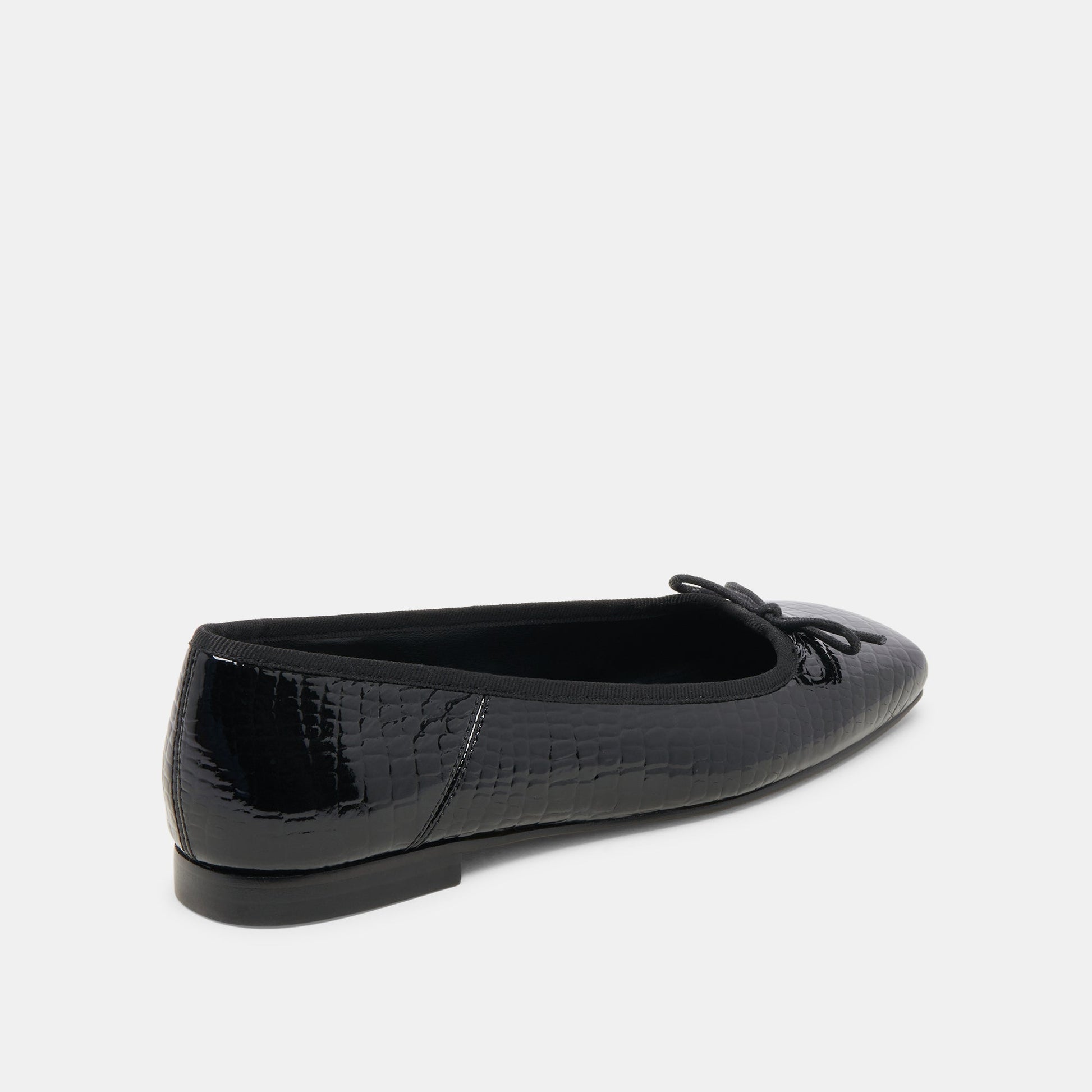Dolce Vita Anisa Ballet Flats NOIR EMBOSSED LEATHER