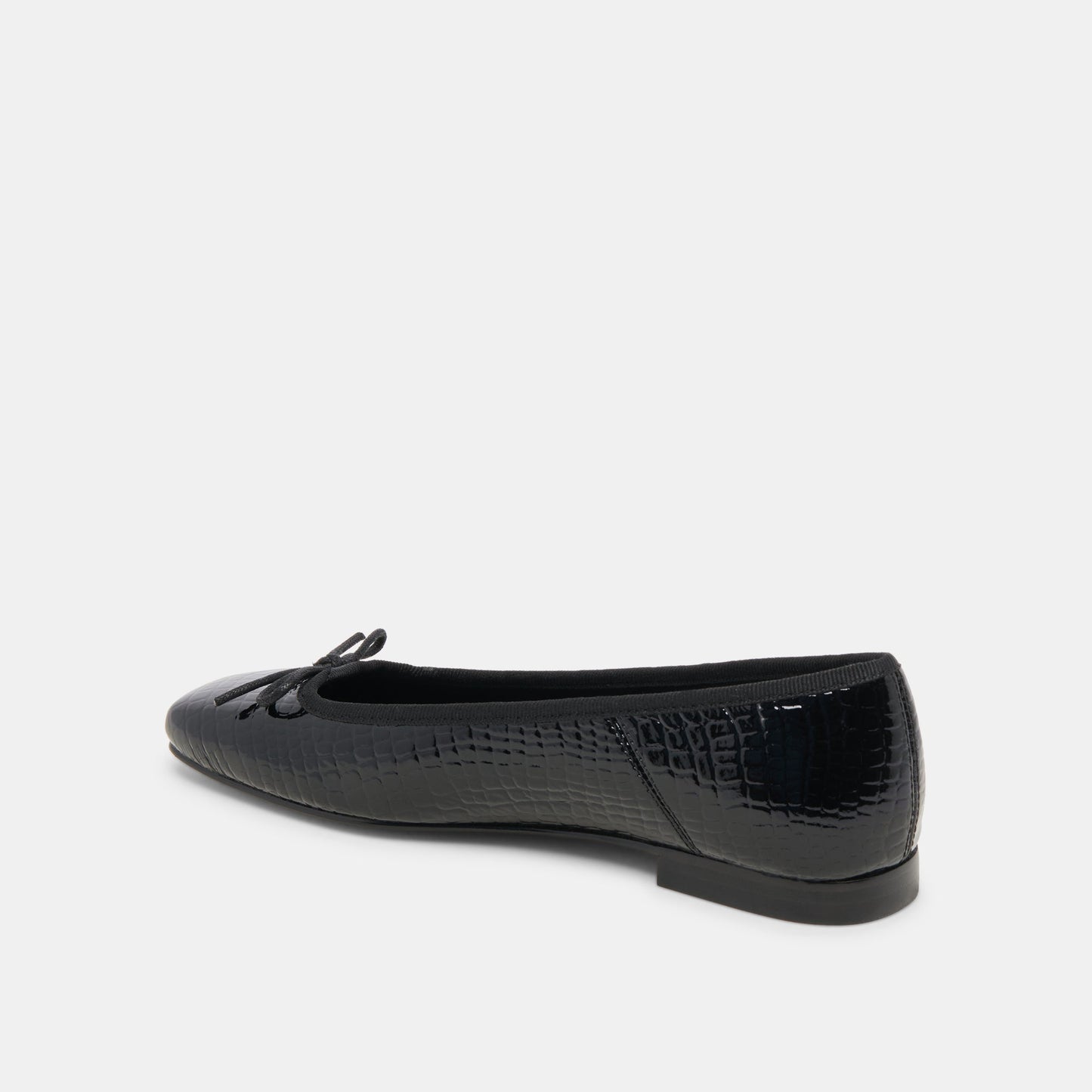 Dolce Vita Anisa Ballet Flats NOIR EMBOSSED LEATHER