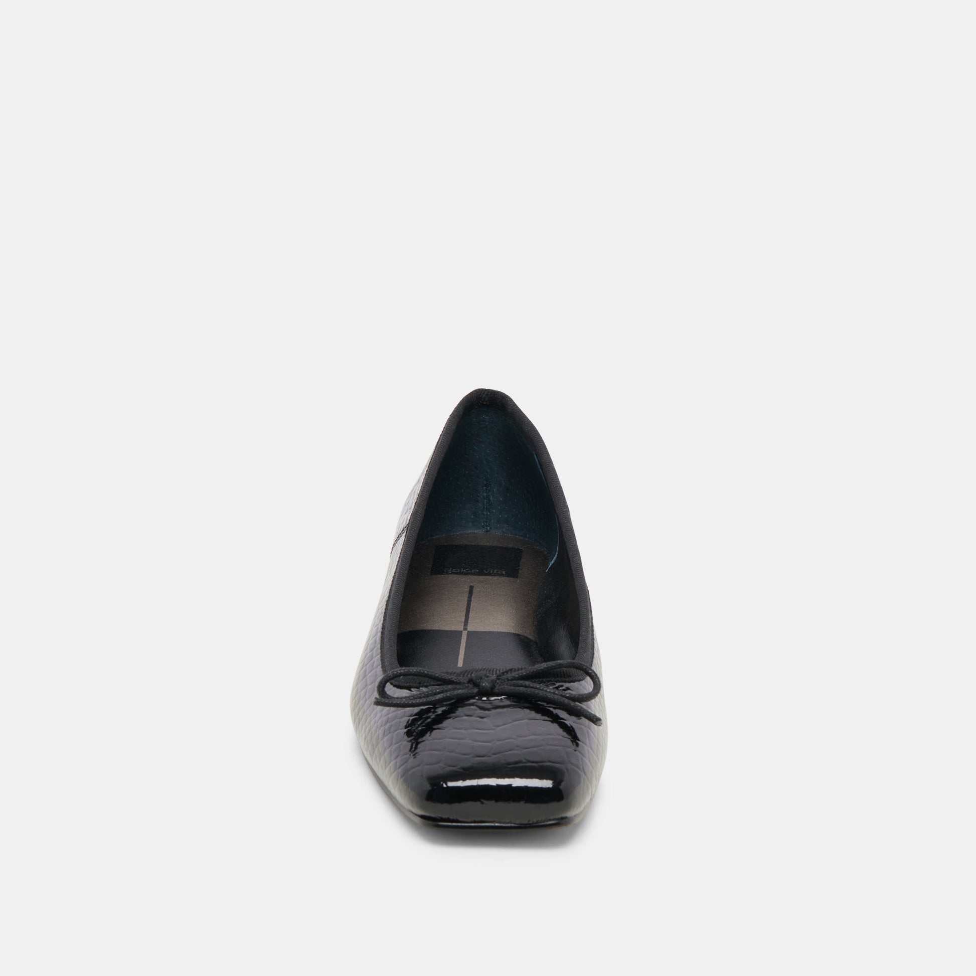 Dolce Vita Anisa Ballet Flats NOIR EMBOSSED LEATHER