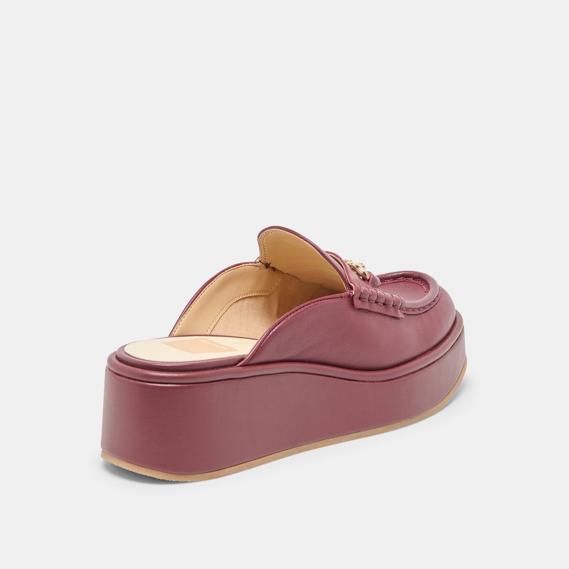 Dolce Vita Dorrel Maroon Leather Loafers