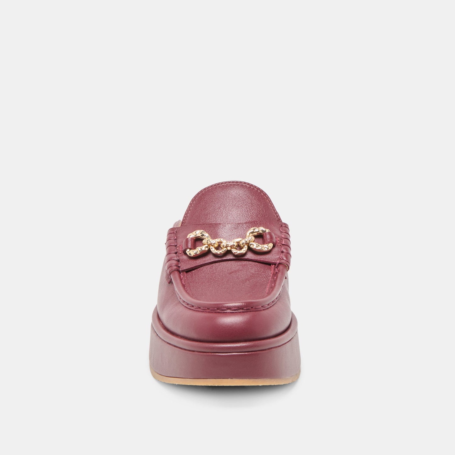 Dolce Vita Dorrel Maroon Leather Loafers