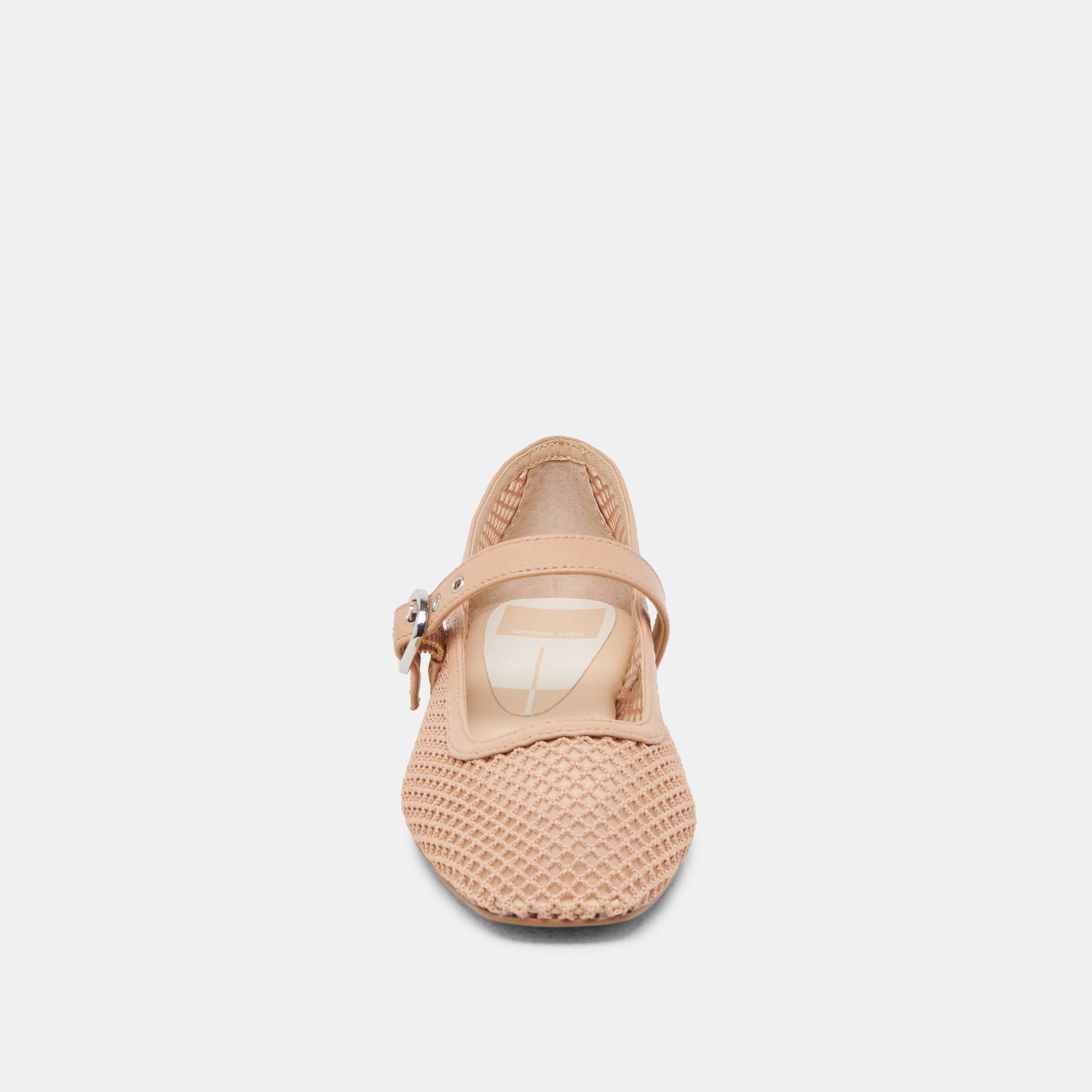 Dolce Vita RODNI MESH BALLET FLATS LIGHT TAN WOVEN MESH