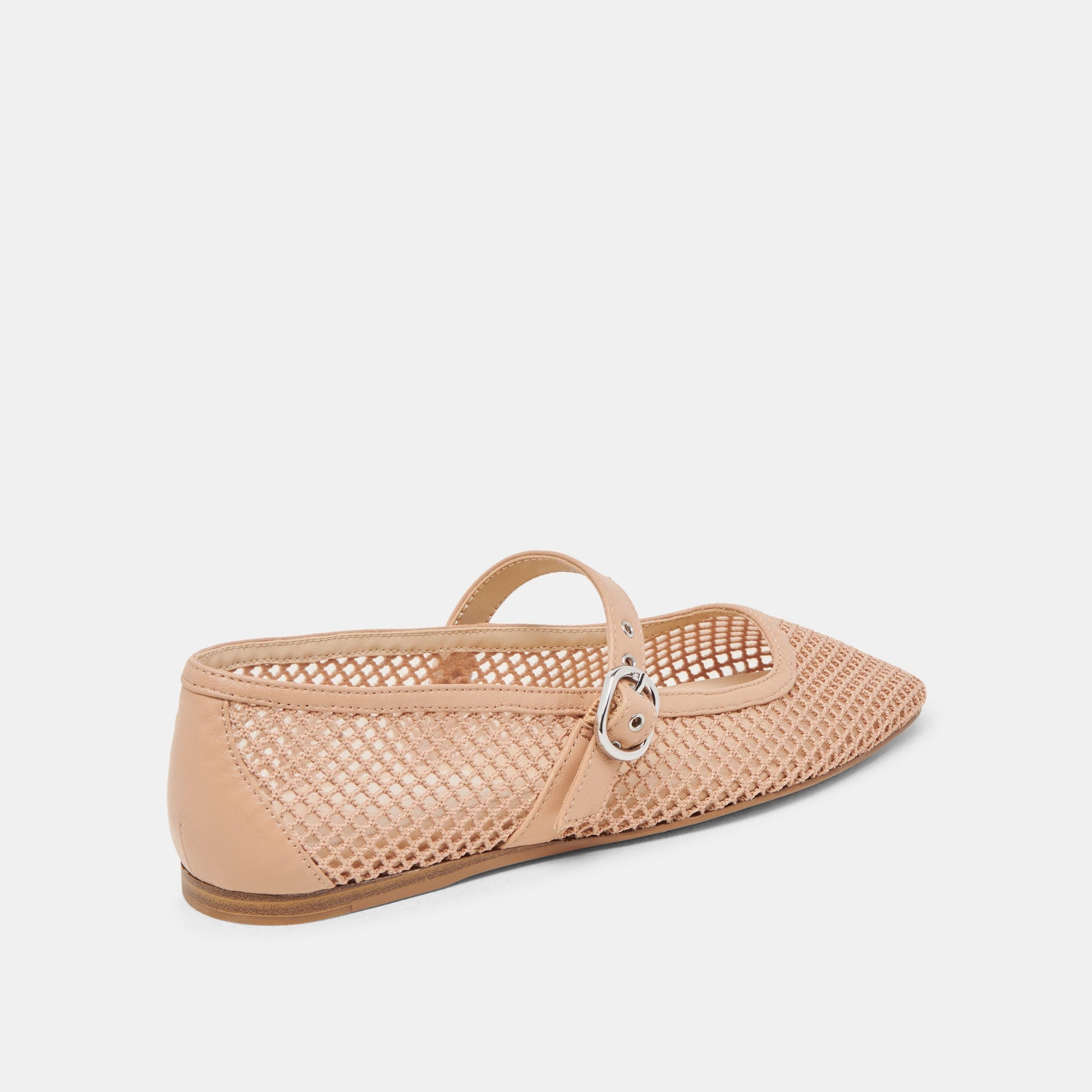 Dolce Vita RODNI MESH BALLET FLATS LIGHT TAN WOVEN MESH
