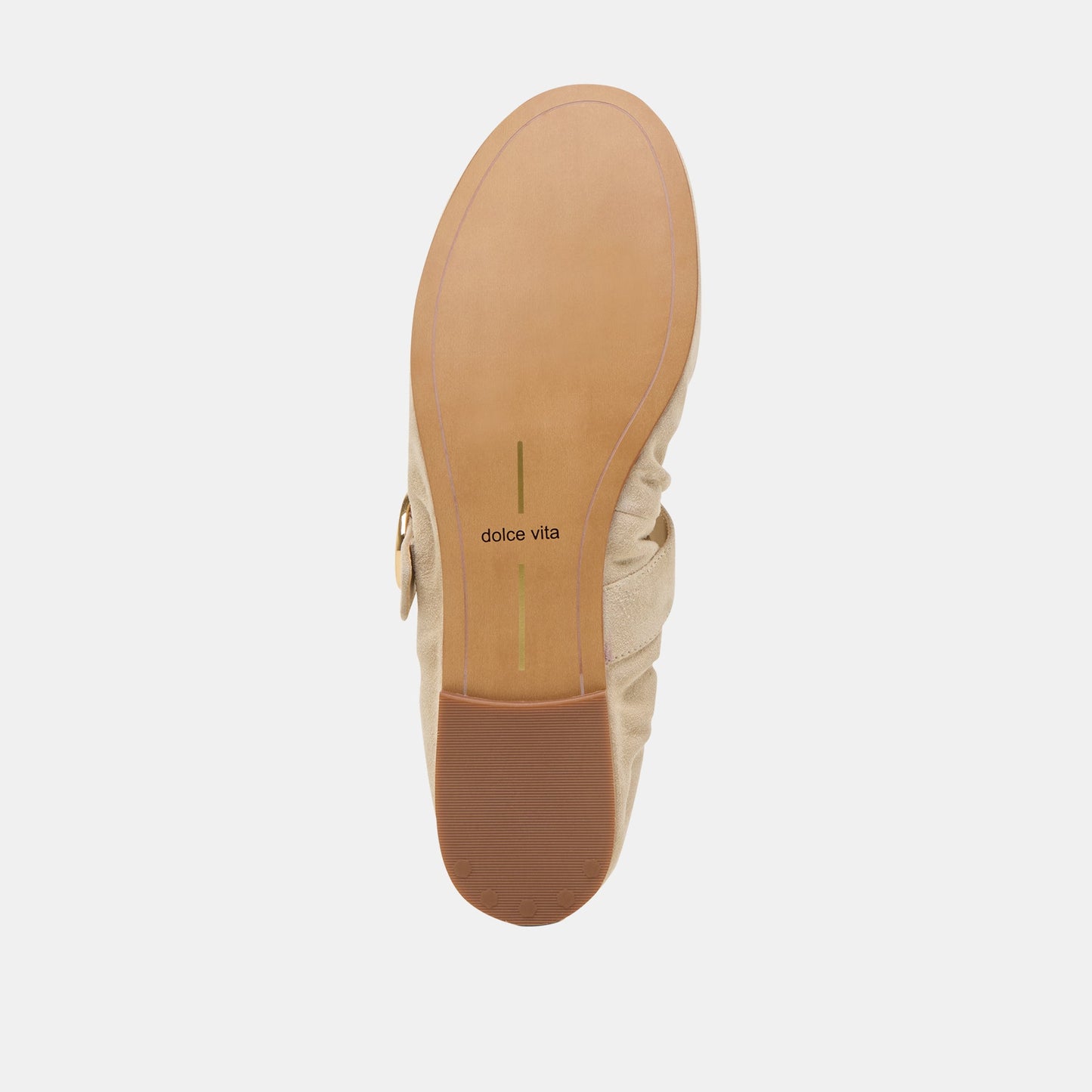 Dolce Vita Caely Sesame Suede Ballet Flats