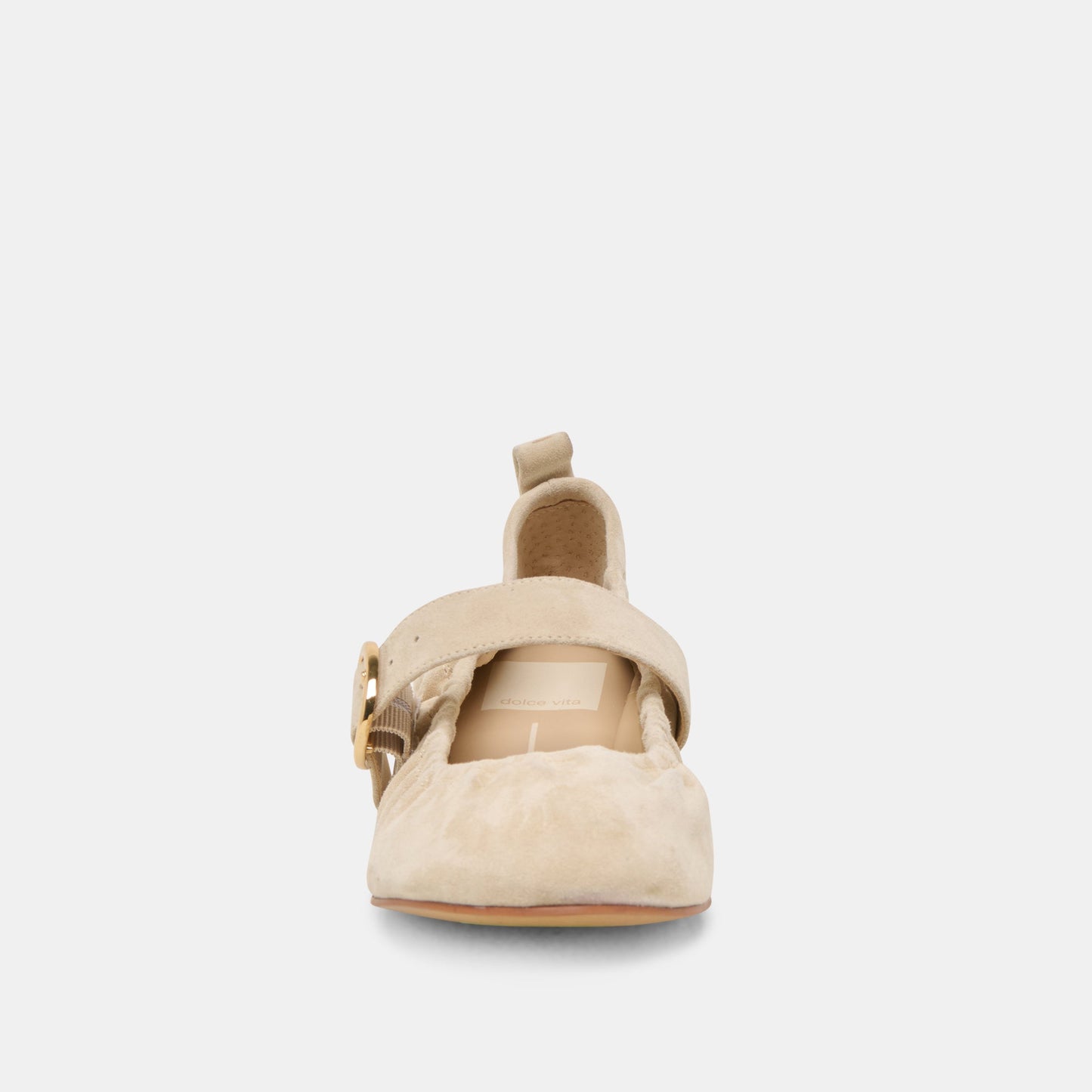 Dolce Vita Caely Sesame Suede Ballet Flats