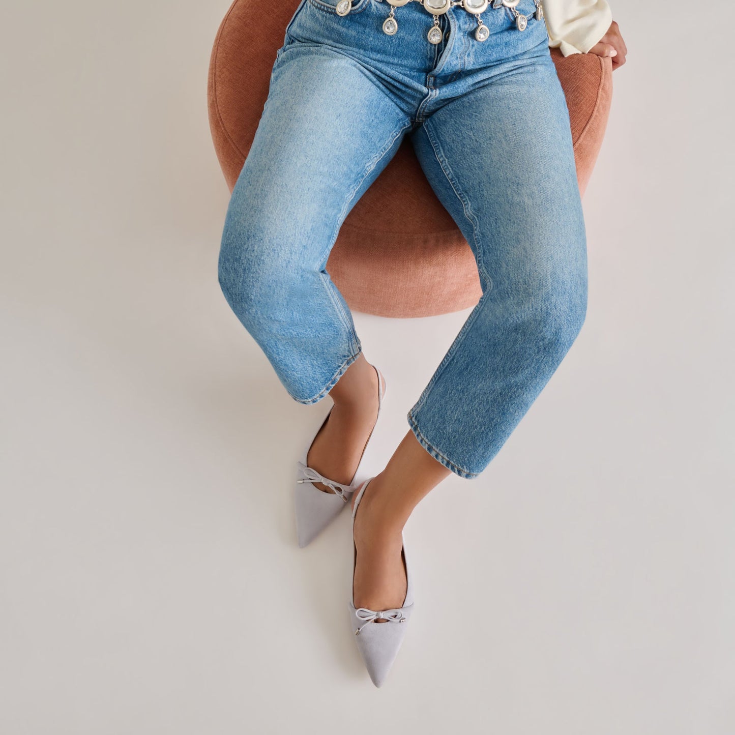 Dolce Vita PAYGE FLATS DUSTY BLUE SUEDE