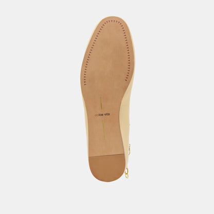 Dolce Vita Baiden Warm Natural Leather Ballet Flats