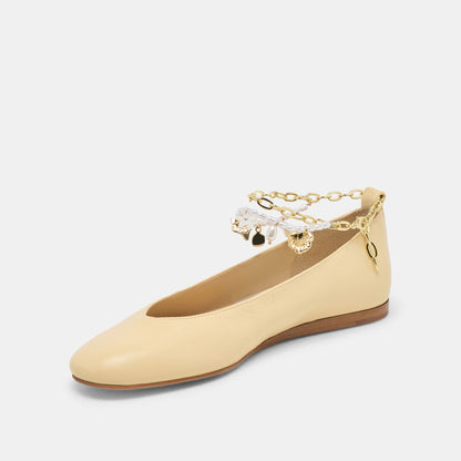 Dolce Vita Baiden Warm Natural Leather Ballet Flats