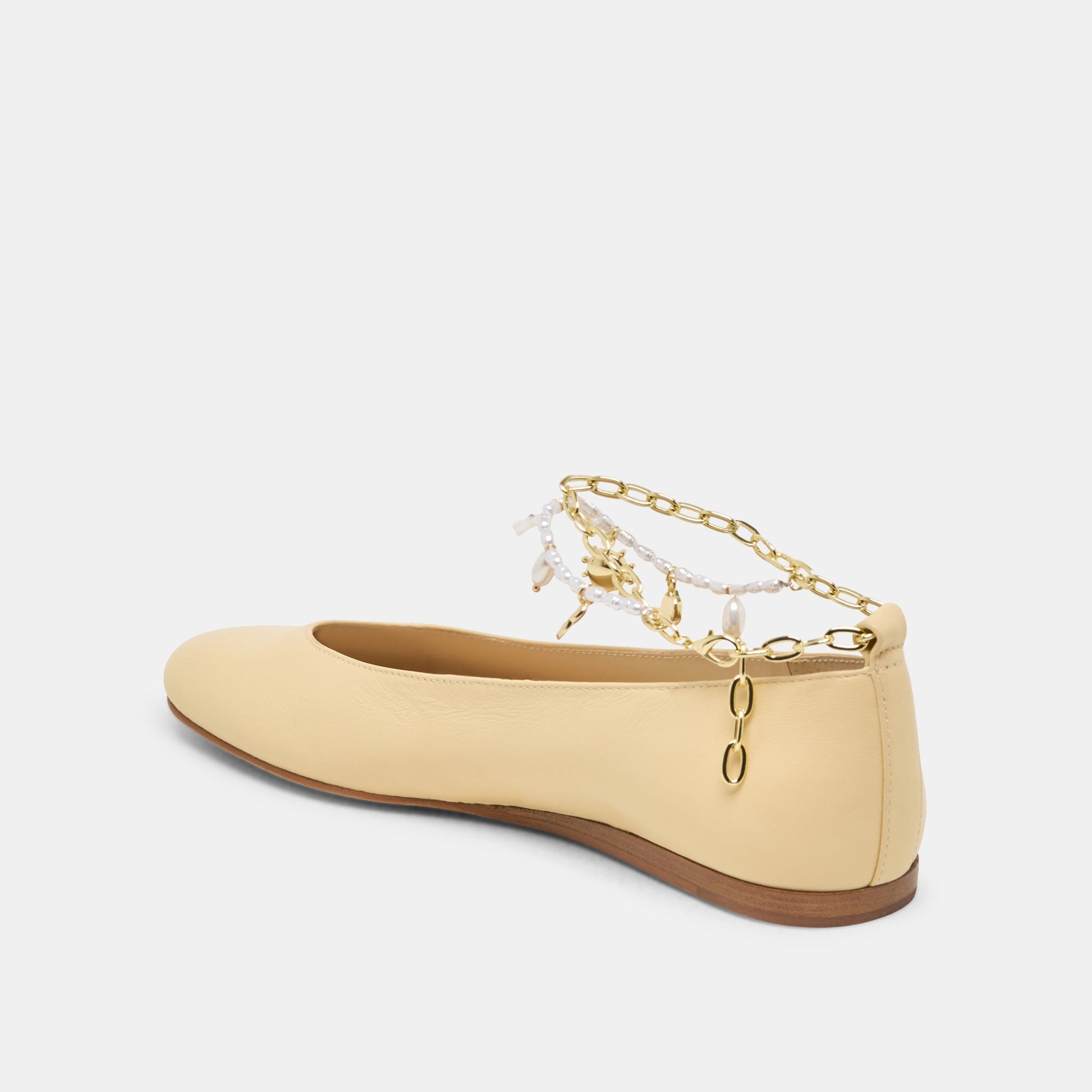 Dolce Vita Baiden Warm Natural Leather Ballet Flats